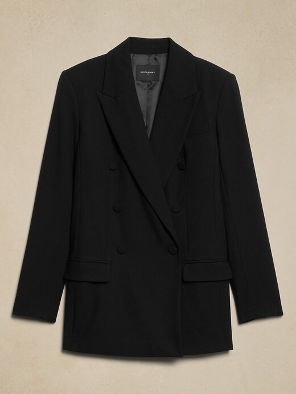 Banana Republic NEVER WORN Double-Breasted Black Women's Blazer Jacket